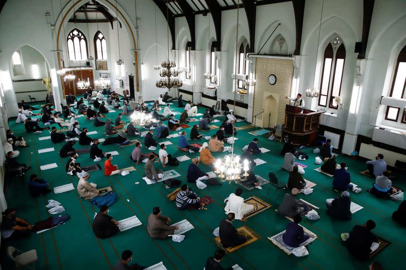 Muslims celebrate Eid in Manchester