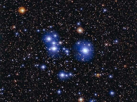 Image of Messier 47 taken with the MPG/ESO 2.2-metre telescope at ESO’s La Silla Observatory in Chile.