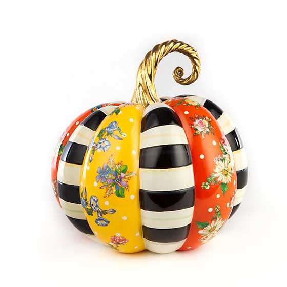 4) Flower Market Patchwork Pumpkin