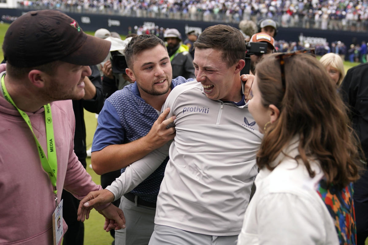 Matthew Fitzpatrick’s family steals show in win