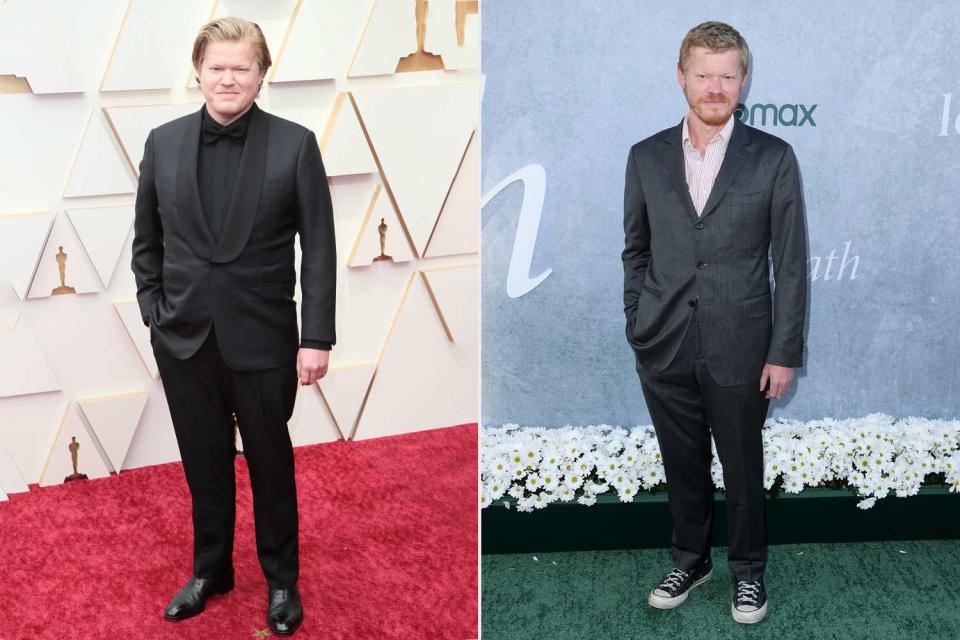 <p>David Livingston/Getty, Steve Granitz/FilmMagic</p> Jesse Plemons (left) in 2022, and in 2023.