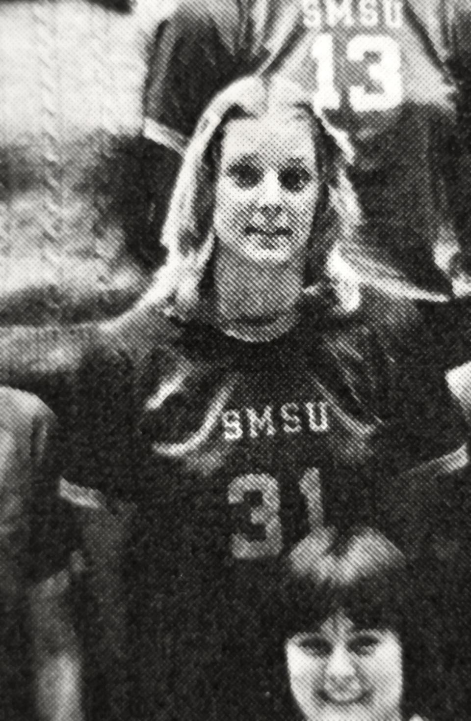 Joanie French was a star in four sports at then-Southwest Missouri State University from 1974 to 1978.