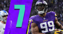 <p>Who would have thought that Minnesota’s game on Sunday at Chicago might be the biggest in the NFC North this season? That’s a pretty good Sunday night matchup. (Danielle Hunter) </p>