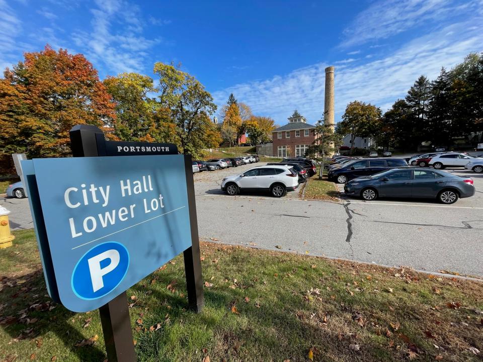 The lower parking lot at the Portsmouth City Hall complex is one of the potential properties that could become the new police station.