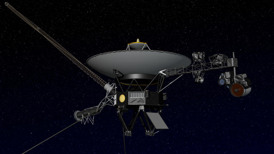 NASA undated handout image shows an artist's concept of the Voyager 2 spacecraft. REUTERS/NASA/JPL/Handout