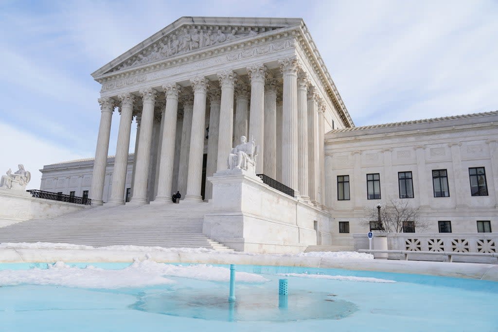 Supreme Court (Copyright 2022 The Associated Press. All rights reserved.)