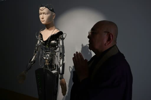 Developed at a cost of almost $1m in a joint project between the Zen temple and renowned robotics professor Hiroshi Ishiguro at Osaka University, the humanoid -- called Mindar -- teaches about compassion and of the dangers of desire, anger and ego