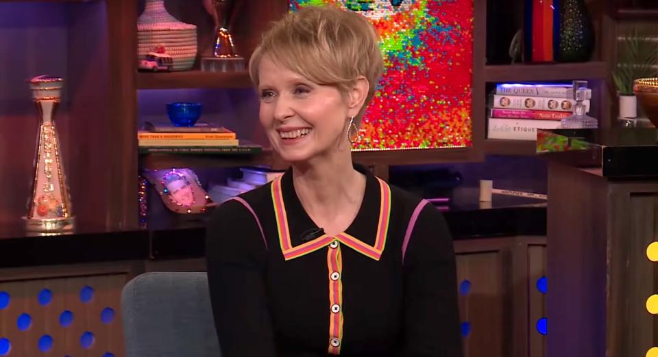 Cynthia Nixon Addresses Miranda’s Alcoholism | WWHL