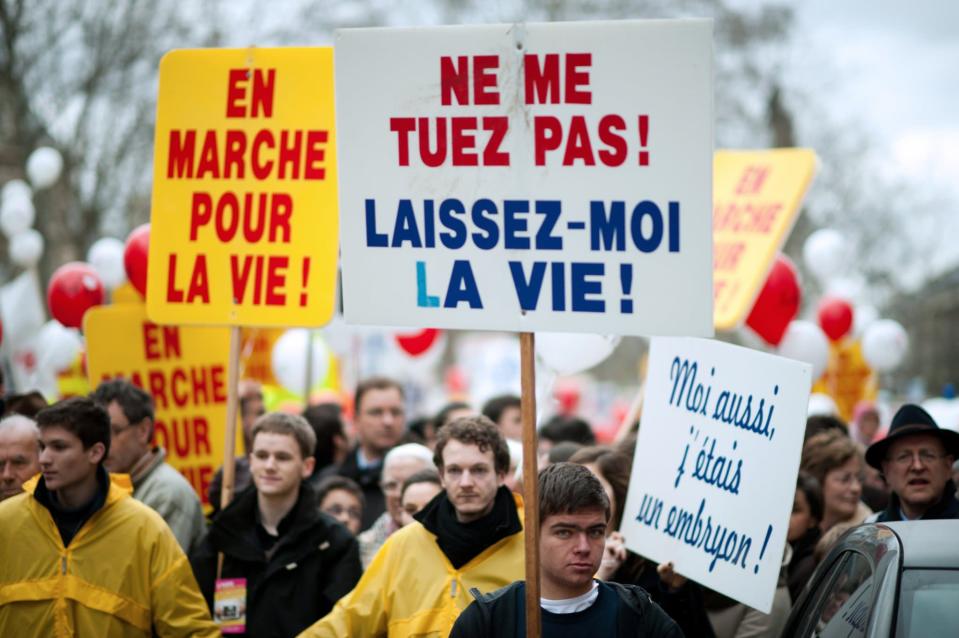 Manifestation contre l'avortement à Paris, en 2012 (illustration) - Martin BUREAU / AFP