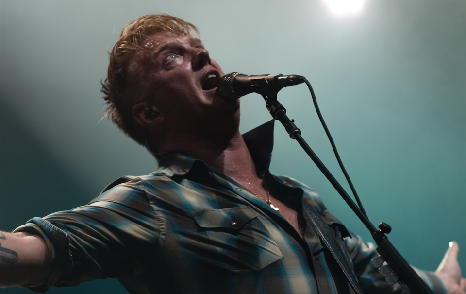 Queens of the Stone Age played a secret set on Friday night (REX)