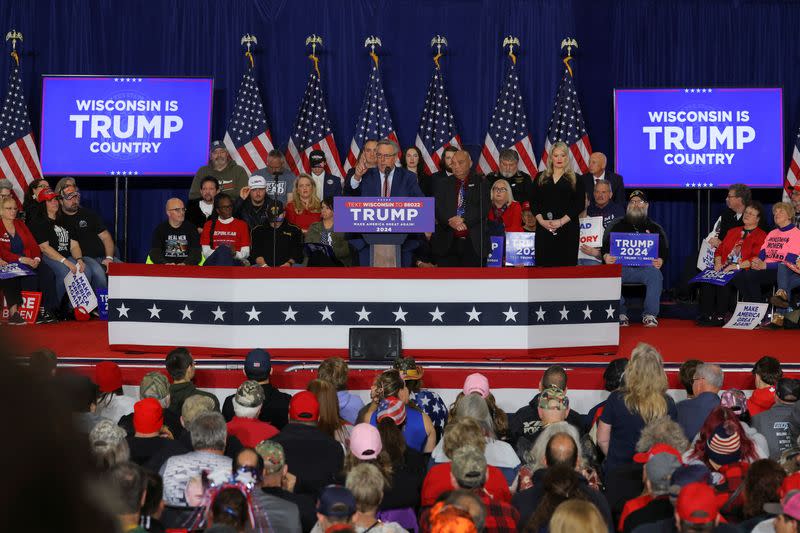 Republican presidential candidate and former U.S. President Donald Trump's campaign rally in Green Bay