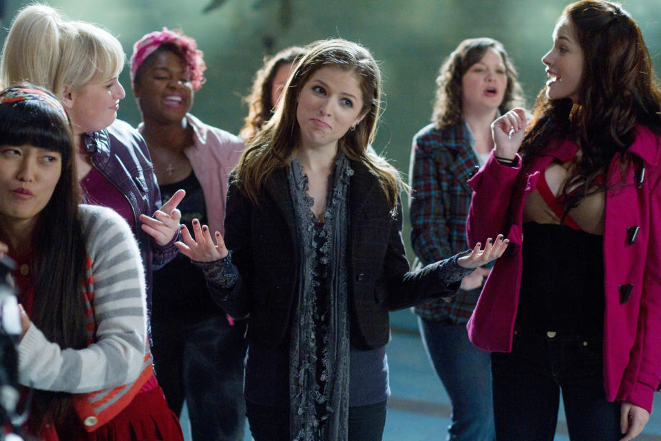 <div><p>"<i>Pitch Perfect</i> was so painful to watch. I really tried to watch it, but the story line was super weak, and it just got annoying. I lasted about 35 minutes."</p><p>—<a href="https://www.buzzfeed.com/danniwilton" rel="nofollow noopener" target="_blank" data-ylk="slk:danniwilton;elm:context_link;itc:0;sec:content-canvas" class="link ">danniwilton</a></p></div><span> Universal / Courtesy Everett Collection</span>