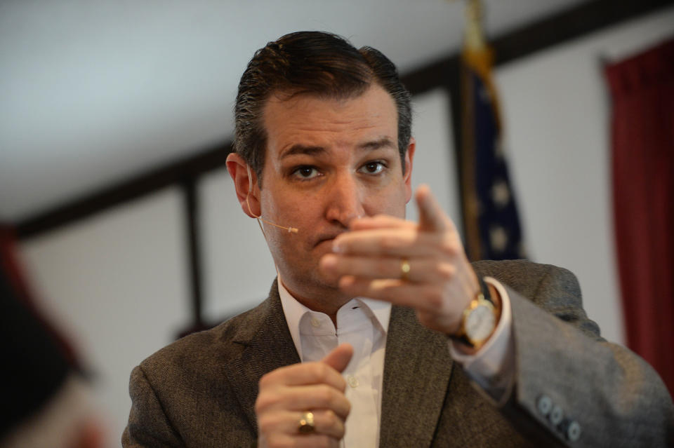 GOP presidential candidate and U.S. Sen.Ted Cruz (Texas) <a href="http://www.huffingtonpost.com/2015/03/30/presidential-candidates-indiana-law_n_6973280.html" target="_blank">said in a statement</a>: <blockquote>Governor Pence is holding the line to protect religious liberty in the Hoosier State. Indiana is giving voice to millions of courageous conservatives across this country who are deeply concerned about the ongoing attacks upon our personal liberties. I’m proud to stand with Mike, and I urge Americans to do the same.</blockquote>