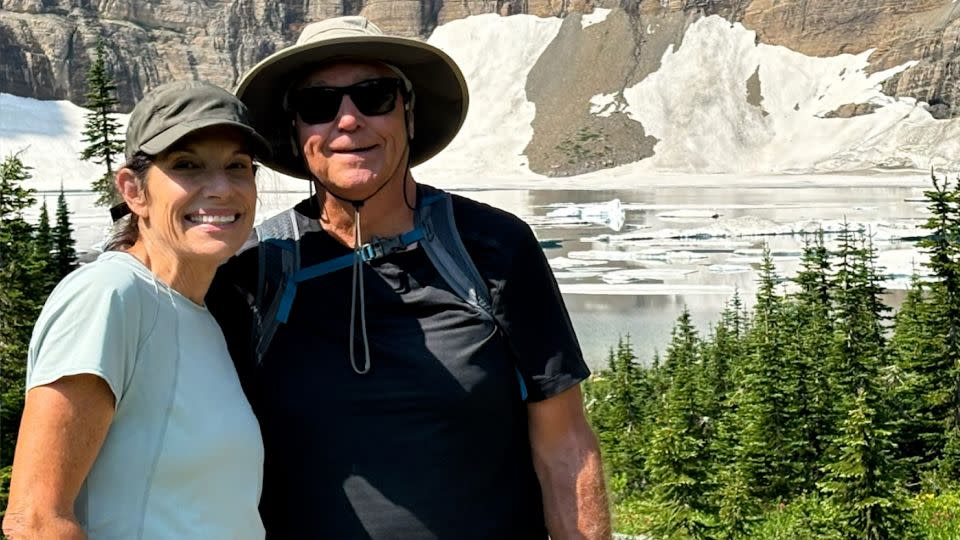 Dorothy and Don Hooper in Glacier National Park. - Courtesy Dorothy Hooper