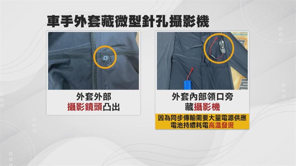 防曬外套竟會發熱？ 高雄警逮車手原來藏「這東西」