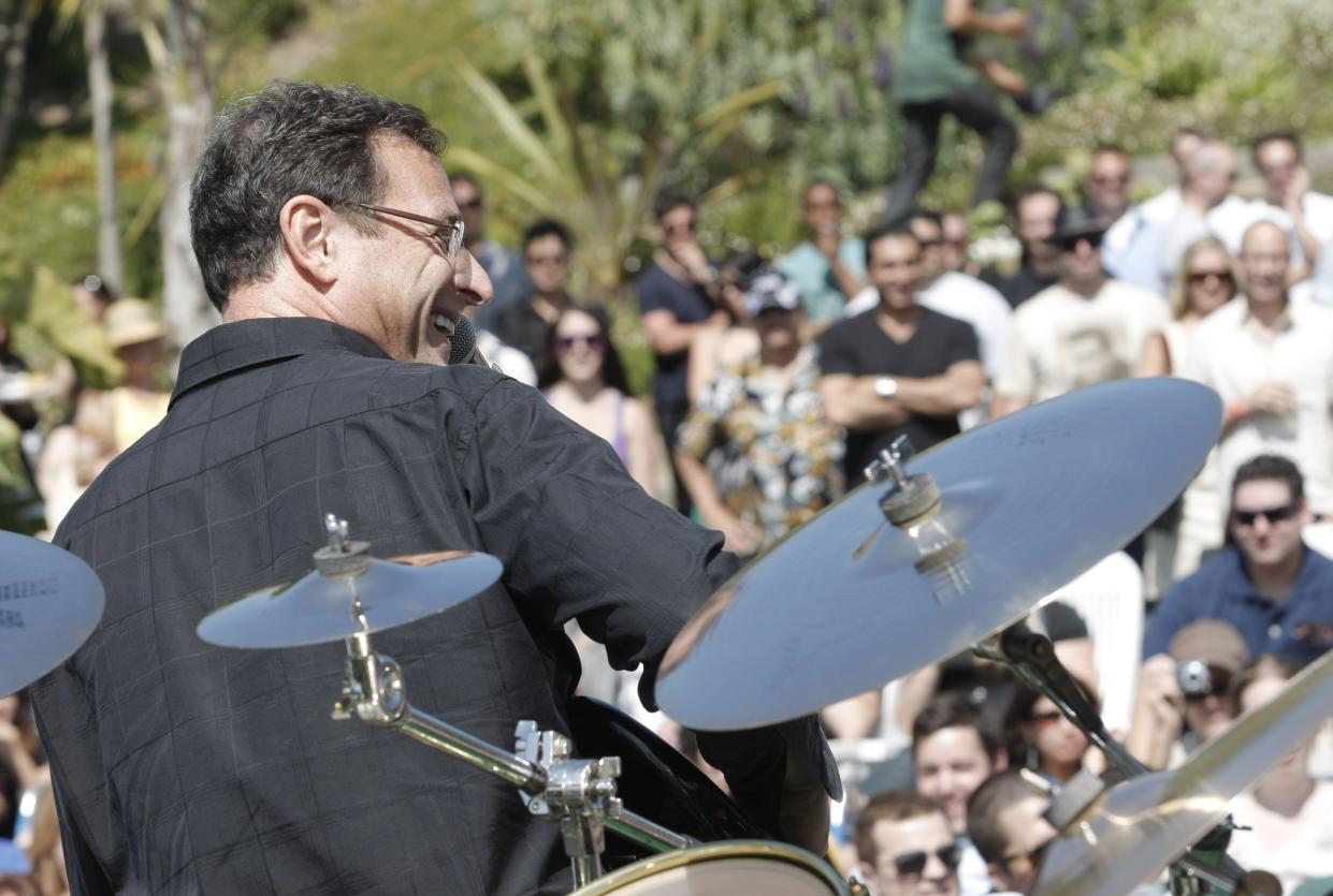 Actor and comedian Bob Saget performs at the ShakesBEER Kegger fundraiser event in Malibu, Calif. on Saturday, May 23, 2009. Proceeds from the event will support the Los Angeles Shakespeare Festival.