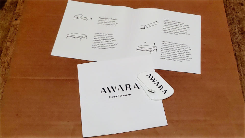 Awara Natural Hybrid mattress performance