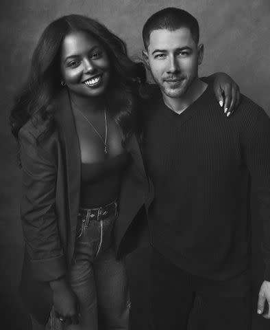 <p>Norman Jean Roy</p> Arienne Warren and Nick Jonas