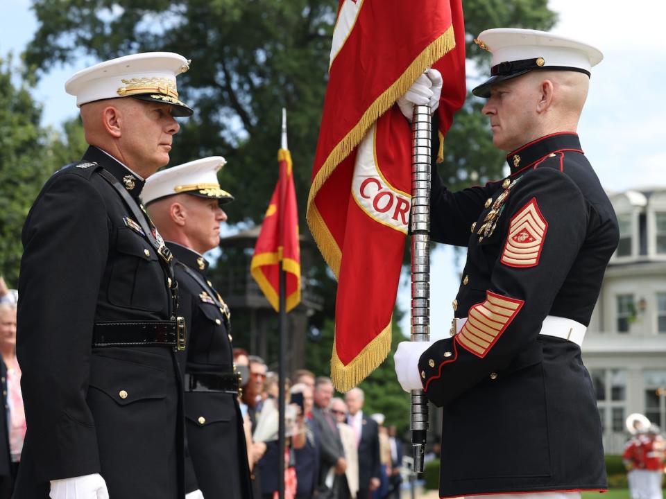 Marine Corps change of command