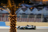 Formula One - F1 - Bahrain Grand Prix - Sakhir, Bahrain - 15/04/17 - Mercedes Formula One driver Valtteri Bottas of Finland drives during the qualifying session. REUTERS/Hamad I Mohammed