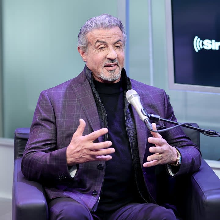 Sylvester Stallone visits SiriusXM