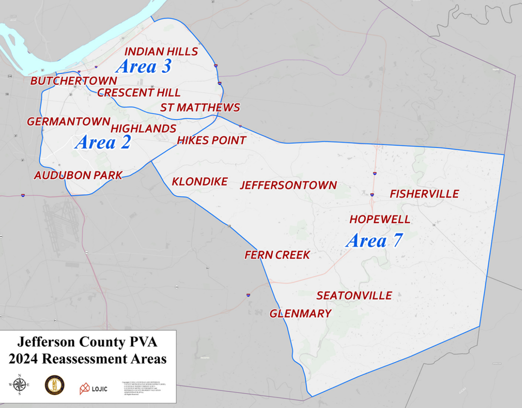 About 83,000 residential parcels have been reassessed this year by the Jefferson County Property Valuation Administration.