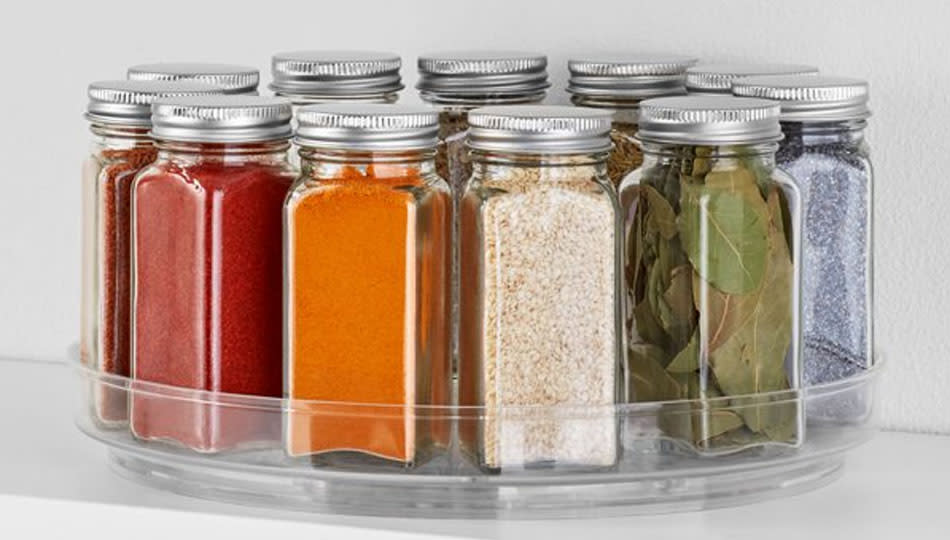 Keep small items like spice jars handy and organized. (Photo: Walmart)