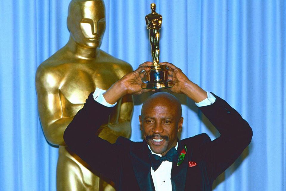 <p>Elisa Leonelli/Shutterstock</p> Louis Gossett Jr. at the 1983 Oscars
