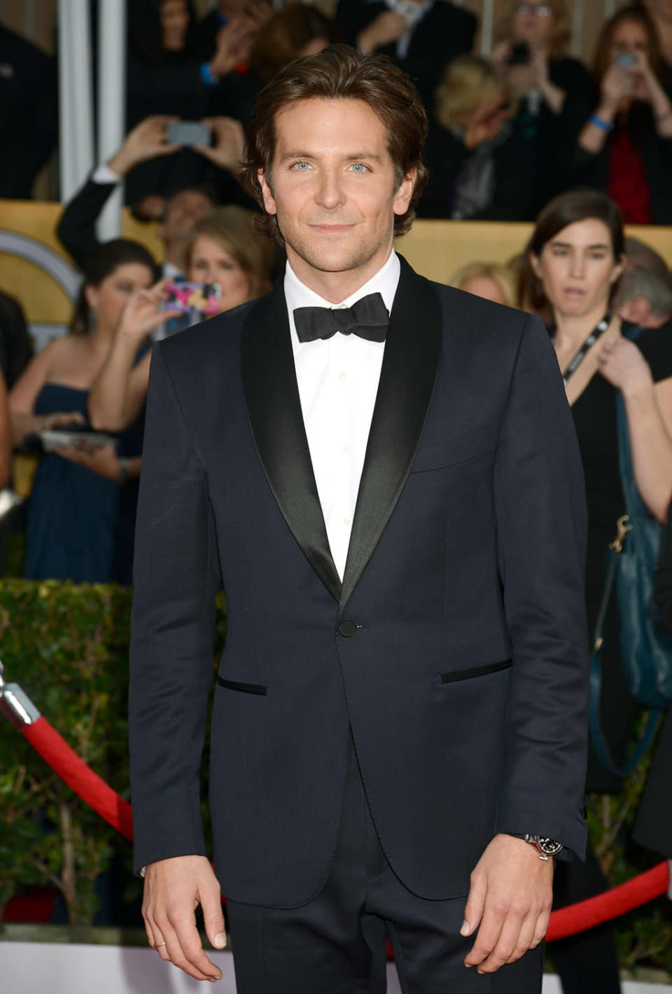 Bradley Cooper arrives at the 19th Annual Screen Actors Guild Awards at the Shrine Auditorium in Los Angeles, CA on January 27, 2013.