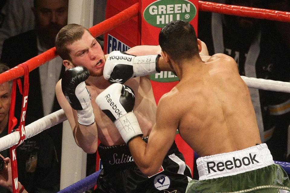 Amir Khan claimed a quickfire win over (Peter Byrne/PA) (PA Archive)