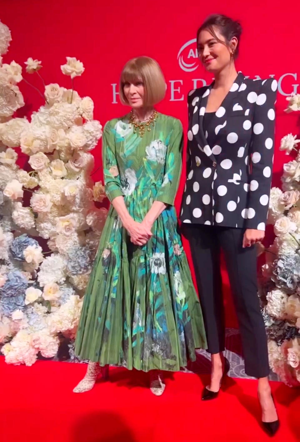 Emma Heming Willis and Anna Wintour at the AFTD gala. (@emmahemingwillis via Instagram)