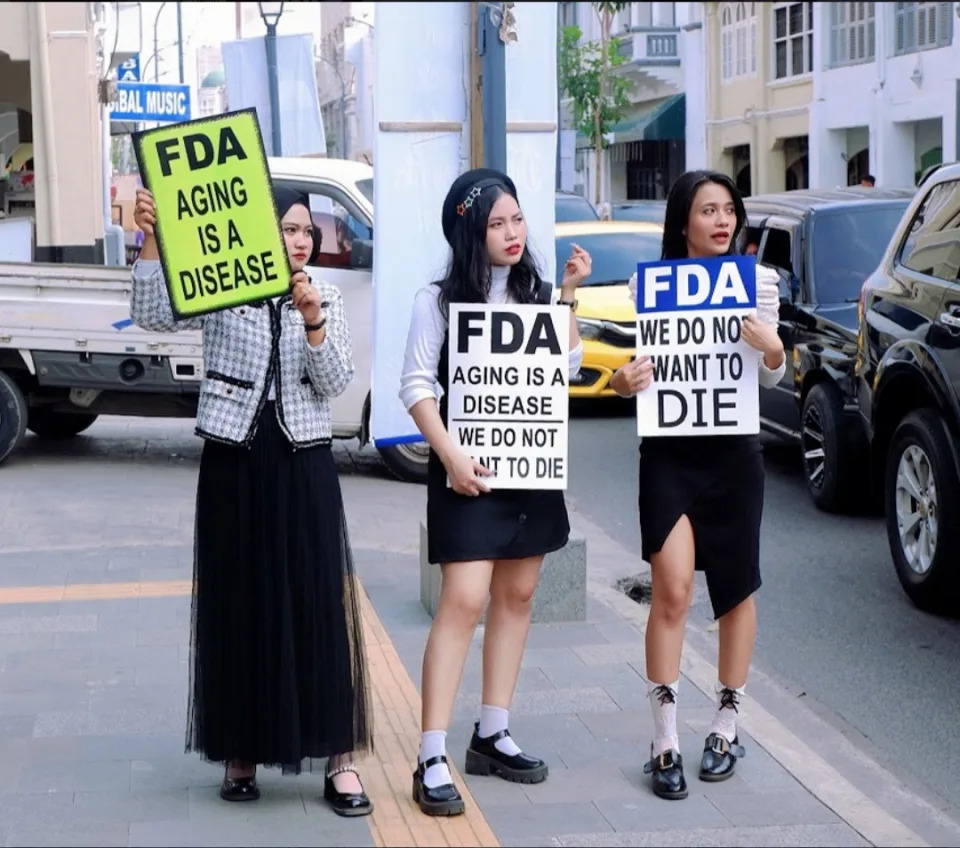 Global Supporters Rally With Age Reversal Unity To Find a Cure for Aging: FDA Must Change Definition of Aging to a Disease