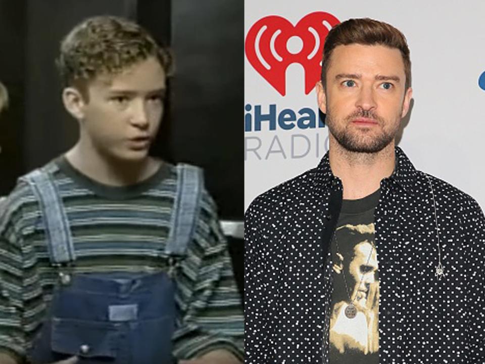 Timberlake on "The Mickey Mouse Club" in the early '90s and at the 2018 iHeartRadio Music Festival.