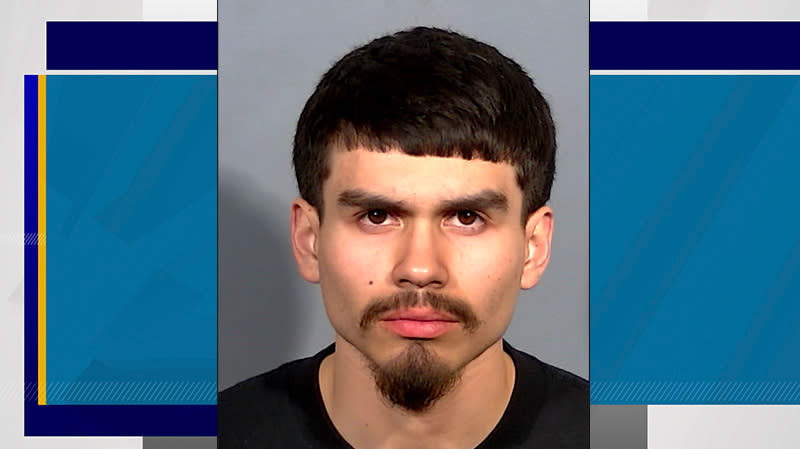 <em>Jesus Barraza,18, faces reckless driving charges in a fatal crash. (LVMPD)</em>