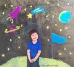 <p>Launch your child into outer space — in their imagination — with this simple backdrop idea. Draw some stars, a rocket, a planet — and draw a circle around your child’s head to represent an astronaut’s helmet as you stand above for a perfect picture.</p><p><em><a href="https://www.iheartartsncrafts.com/12-super-fun-ways-play-sidewalk-chalk/" rel="nofollow noopener" target="_blank" data-ylk="slk:Get the tutorial from I Heart Arts N Crafts »;elm:context_link;itc:0;sec:content-canvas" class="link ">Get the tutorial from I Heart Arts N Crafts »</a></em></p>