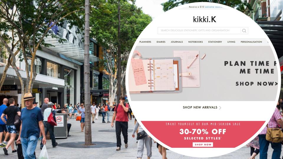 kikki.K has joined the growing list of failed Australian retailers. Images: Getty, kikki.K