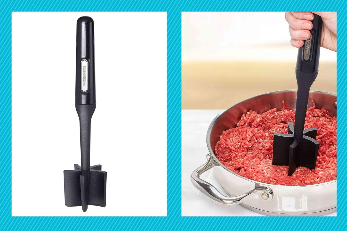 Premium Meat Masher, Ground Beef Masher, & Hamburger Chopper Utensil in  2023