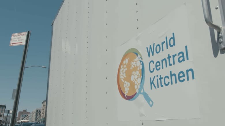 World Central Kitchen sign