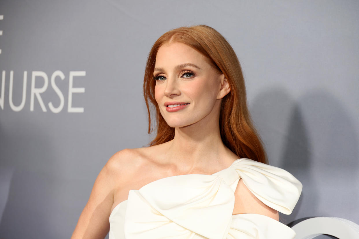 NEW YORK, NEW YORK - OCTOBER 18: Jessica Chastain attends Netflix's 