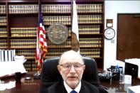 Orange County Superior Court Judge Peter Wilson presides over a non-jury trial