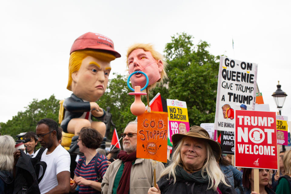 President Trump state visit to UK - Day Two