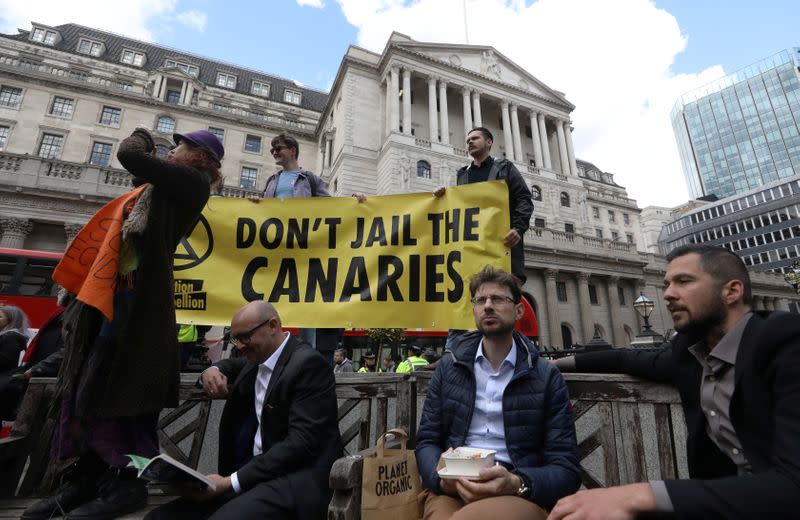 The Extinction Rebellion protest in London