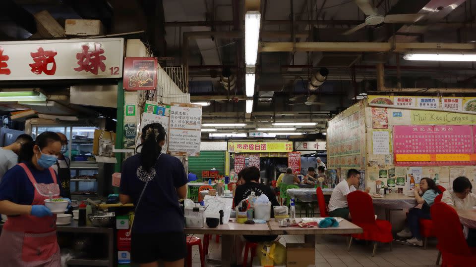 Inside Fa Yuen Street's relatively run-down market is one of the most famous congee shops in Hong Kong. - Maggie Wong/CNN