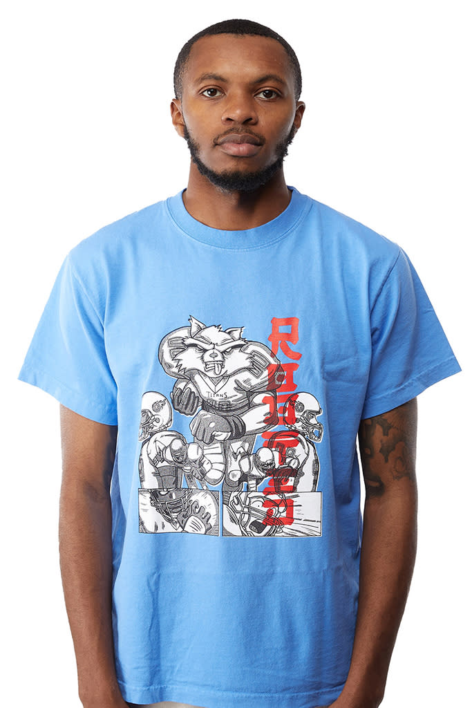Rooted x Tennessee Titans anime T-shirt. - Credit: Courtesy of Rooted