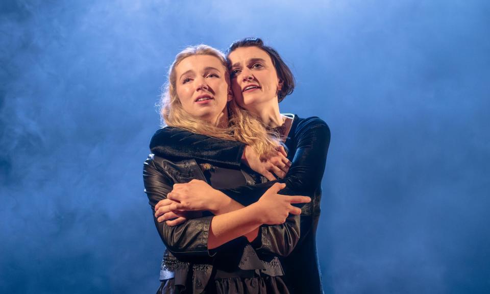 <span>‘Emotional intervention’: Alyth Ross and Catriona Faint in James V: Katherine.</span><span>Photograph: Mihaela Bodlovic</span>