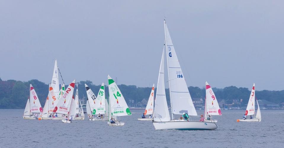 Sailboats of all sizes and styles were out on the water Sept. 9, 2023, at the 32nd annual Sailfest in Island Heights, featuring boat races, live music, craft booths food and more.