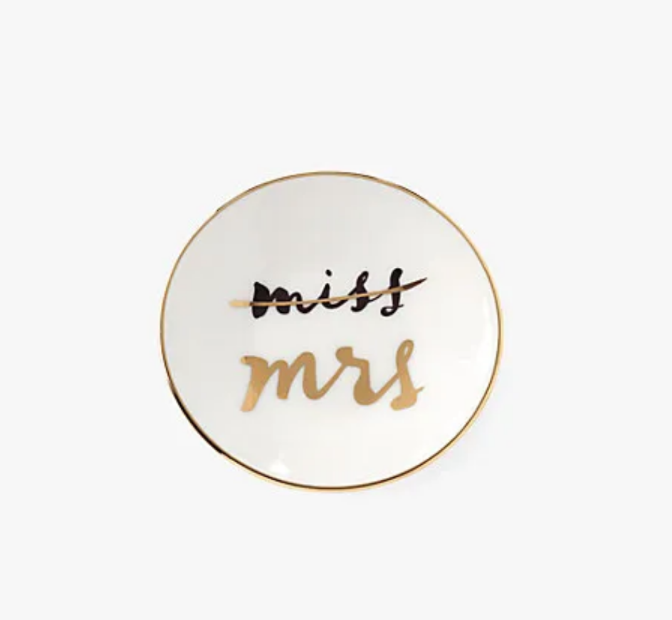Miss to Mrs Ring Dish