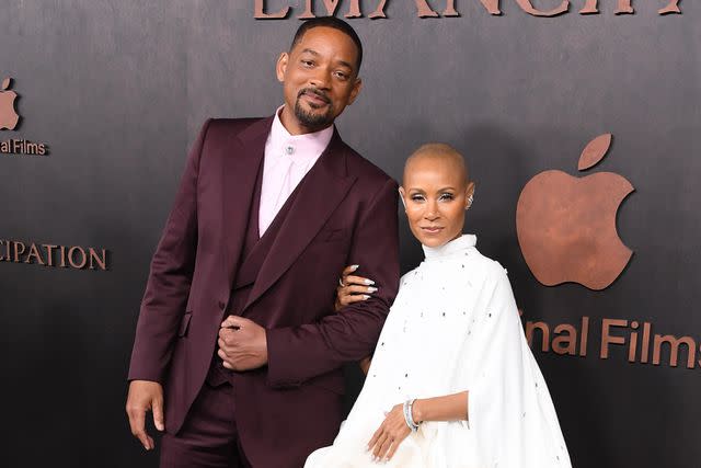 <p>Steve Granitz/FilmMagic</p> Will Smith and Jada Pinkett Smith attend Emancipation's Los Angeles Premiere