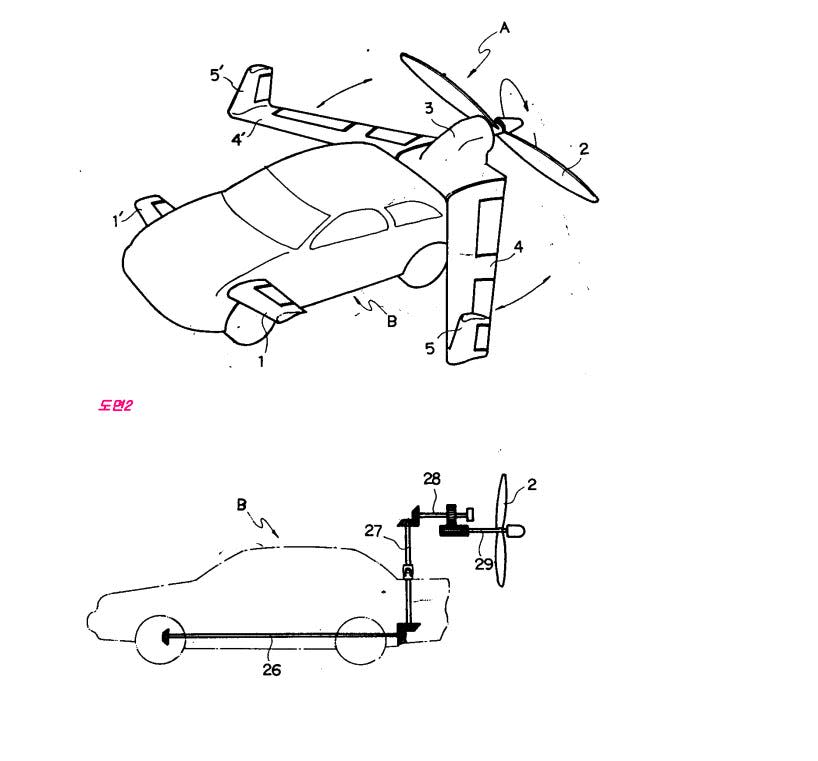 Flying car Google Patent