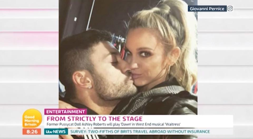 Giovanni Pernice with Ashley Roberts (ITV)